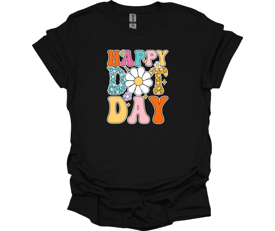 Happy Dot Day Floral