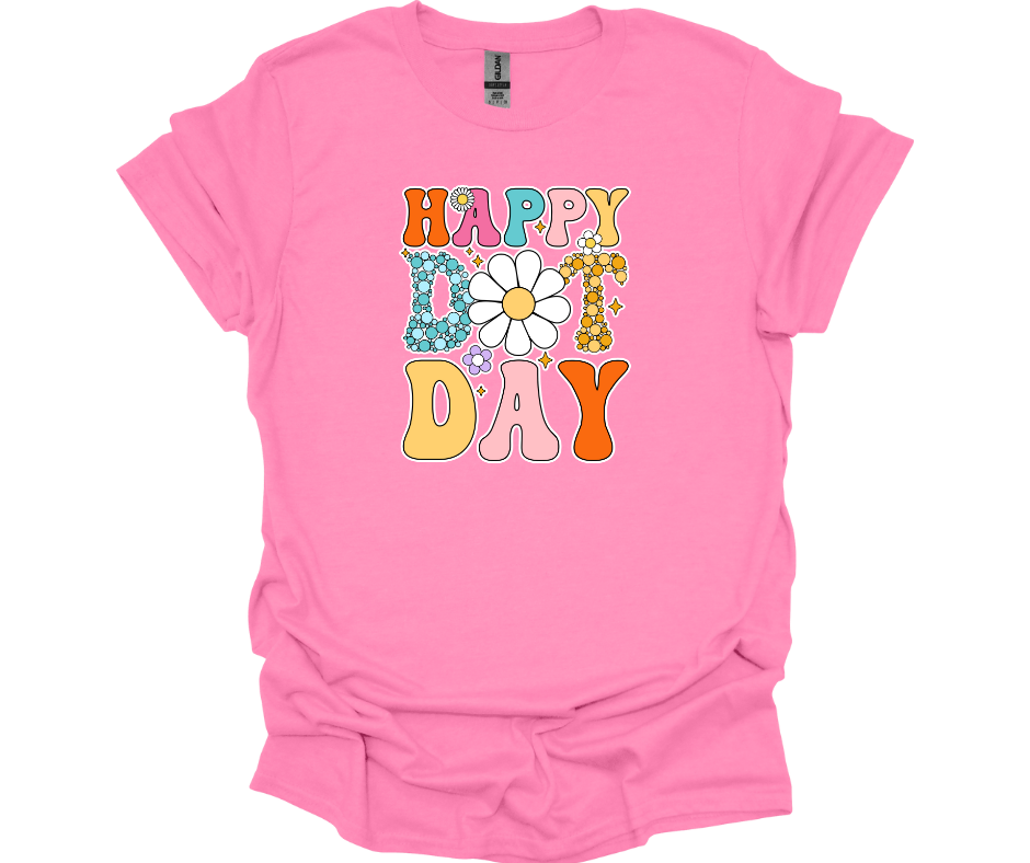 Happy Dot Day Floral