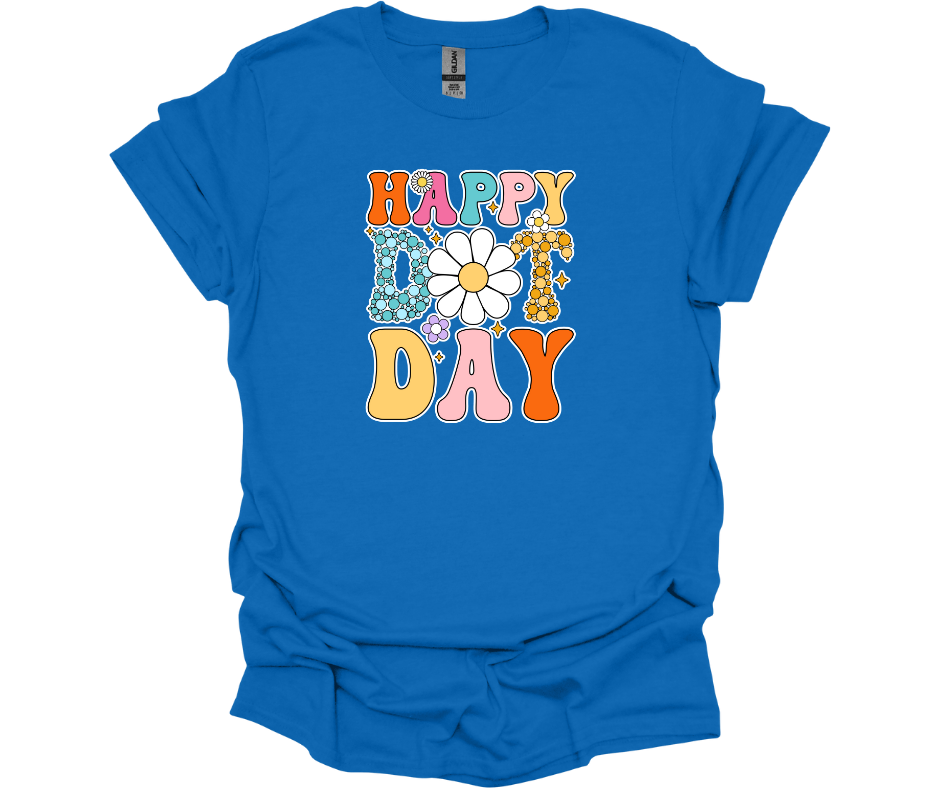 Happy Dot Day Floral